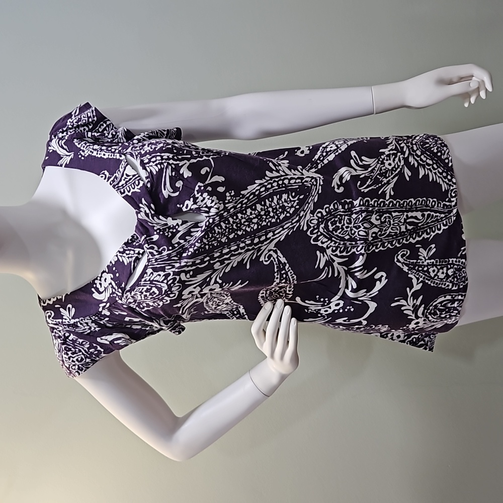 NY&CO Purple Short Sleeve Top